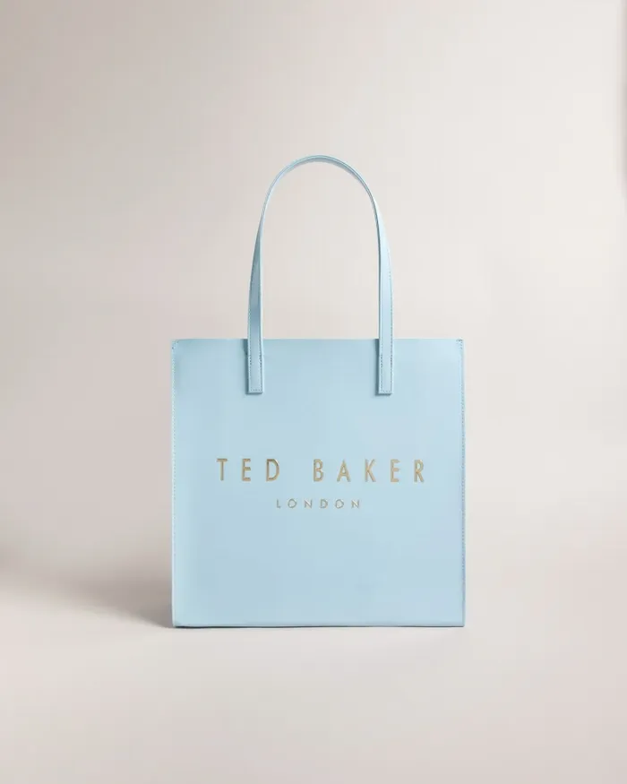 Women CRINKON 8211 Large Crinkle Texture Icon Bag Light Blue Ted Baker Tote Bags Women CRINKON 8211 Large Crinkle Texture Icon Bag Light Blue Ted Baker Tote Bags
