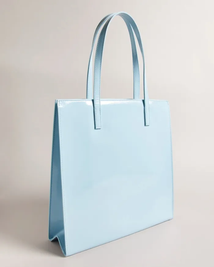 Women CRINKON 8211 Large Crinkle Texture Icon Bag Light Blue Ted Baker Tote Bags Women CRINKON 8211 Large Crinkle Texture Icon Bag Light Blue Ted Baker Tote Bags