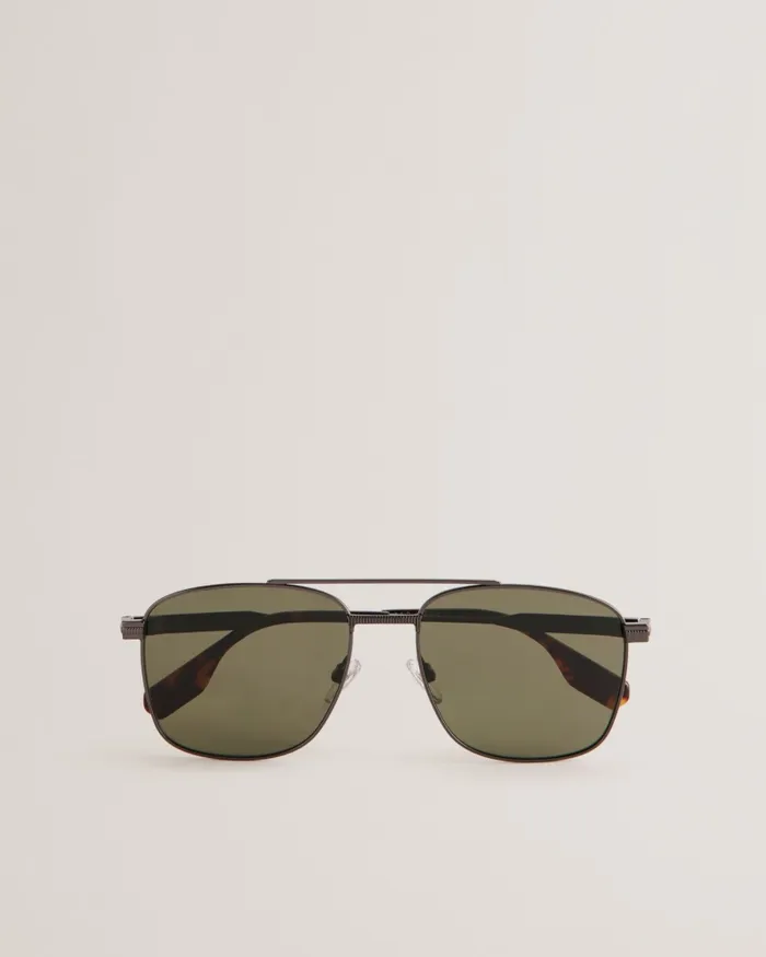 Women CRISSS 8211 Wide Aviator Metal Frame Sunglasses Gunmetal Ted Baker Sunglasses Women CRISSS 8211 Wide Aviator Metal Frame Sunglasses Gunmetal Ted Baker Sunglasses