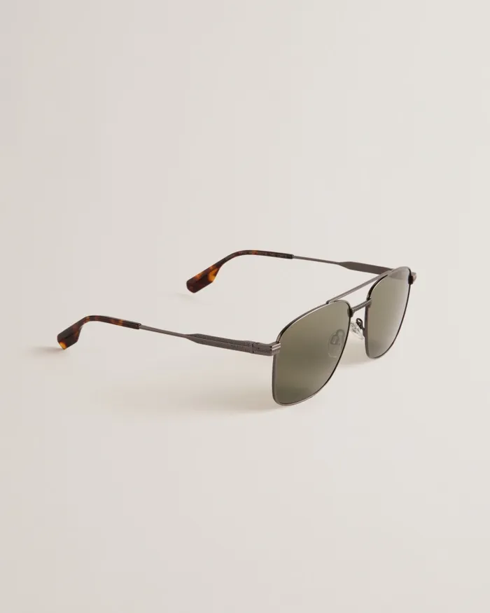 Women CRISSS 8211 Wide Aviator Metal Frame Sunglasses Gunmetal Ted Baker Sunglasses Women CRISSS 8211 Wide Aviator Metal Frame Sunglasses Gunmetal Ted Baker Sunglasses