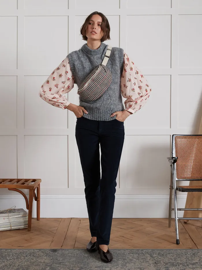 Women Cyrillus Clothing Helena Print Cotton Voile Blouse Imp Helena