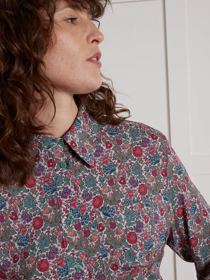 Women Cyrillus Clothing Shirt Made With Liberty Fabric 8211 The Limited Collection Lib Tapestry