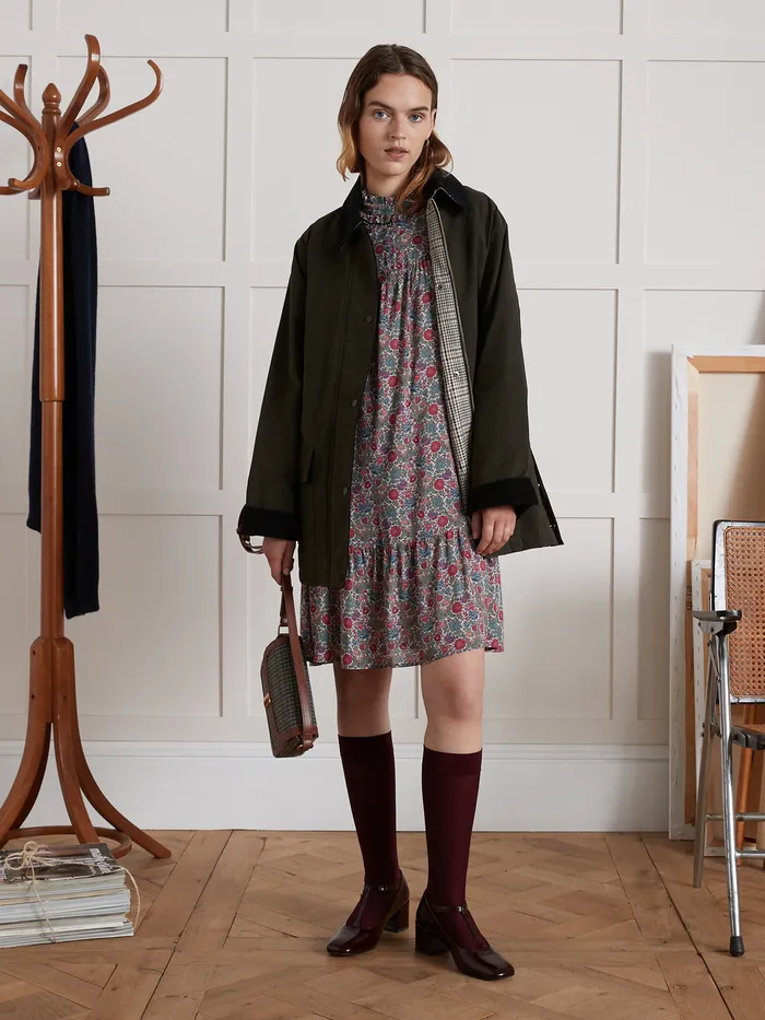 Women Cyrillus Clothing Short Tapestry Print Dress Made With Liberty Fabric 8211 The Limited Collection Lib Tapestry