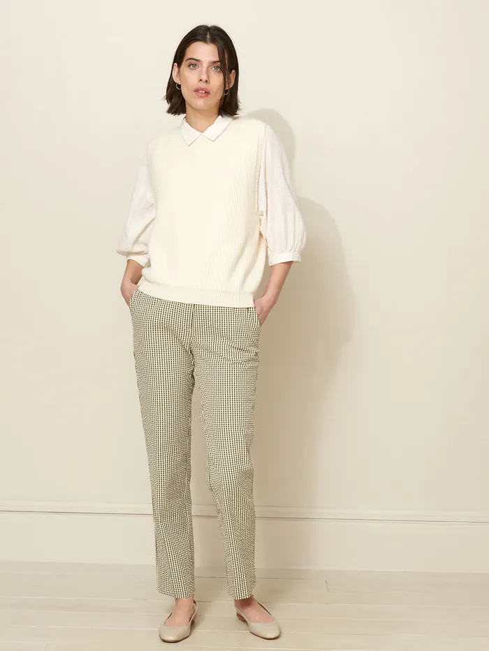 Women Cyrillus Clothing Sweater 8211 Les 3 Tricoteurs Ecru