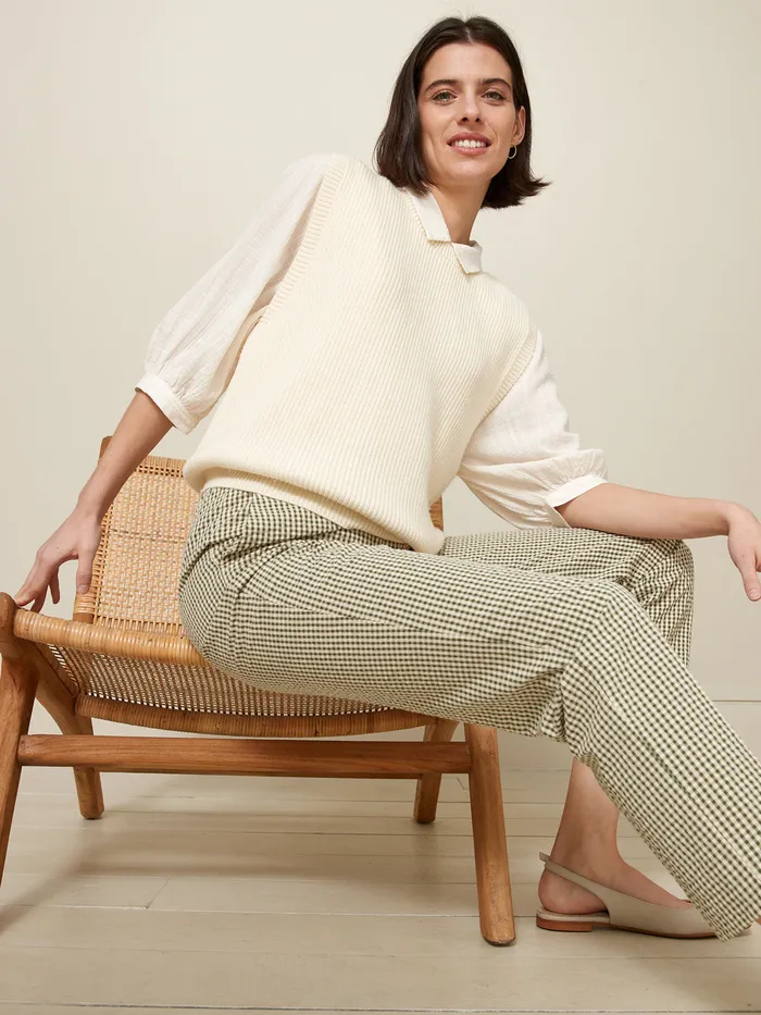 Women Cyrillus Clothing Sweater 8211 Les 3 Tricoteurs Ecru