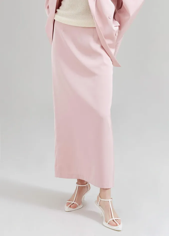 Women Demi Pencil Skirt 8211 Pink The Frankie Shop Bottoms