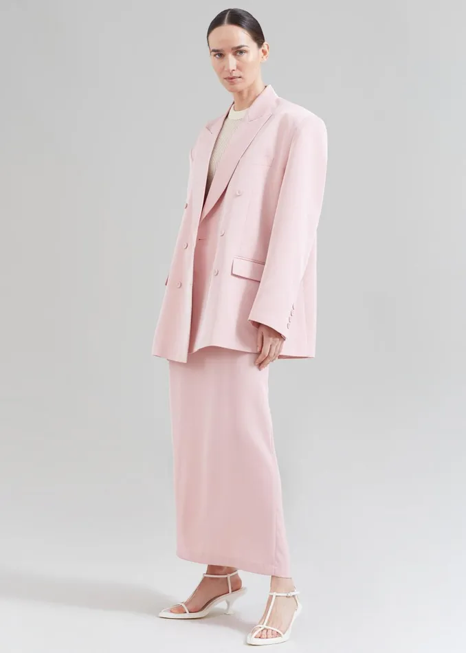 Women Demi Pencil Skirt 8211 Pink The Frankie Shop Bottoms