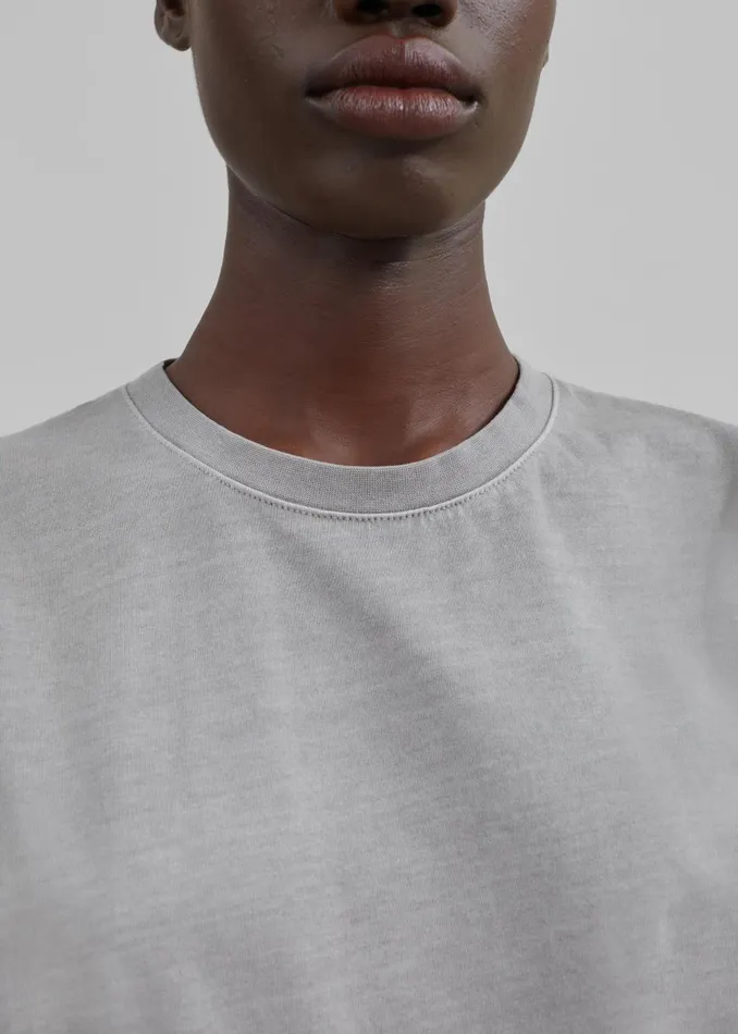 Women Dollie Tee 8211 Grey The Frankie Shop Tops