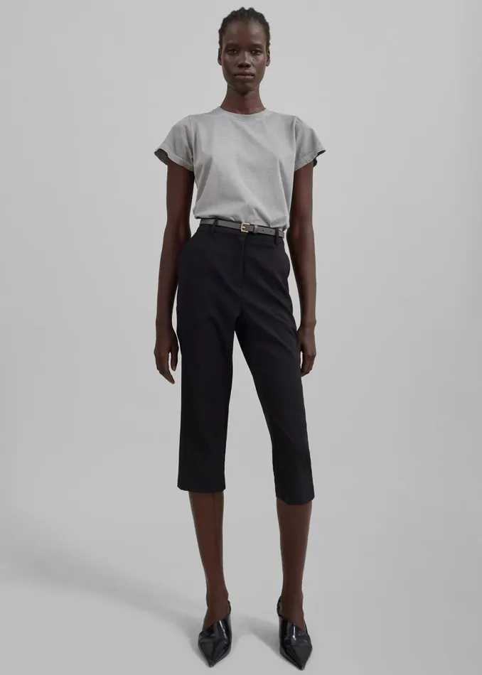 Women Dollie Tee 8211 Grey The Frankie Shop Tops