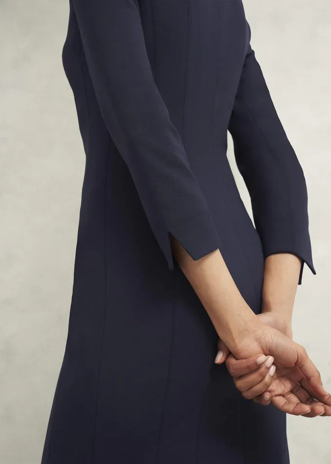 Women Dresses and Jumpsuits Hobbs Berkeley Dress With Wool Navy