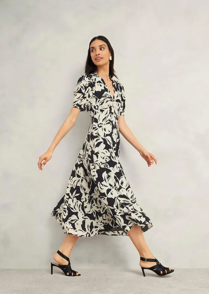 Women Dresses and Jumpsuits Hobbs Chiltern Dress Black Cream