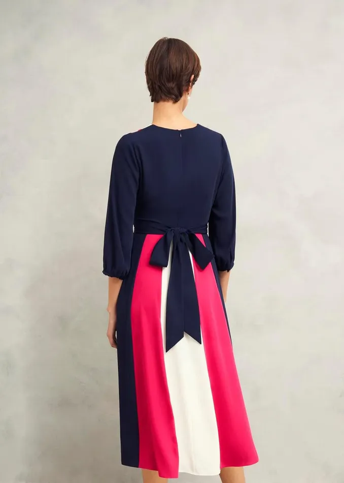 Women Dresses and Jumpsuits Hobbs Cora Colour Block Dress Multi
