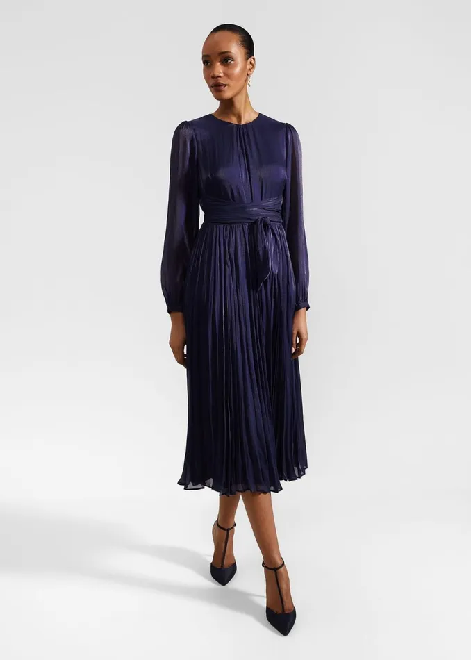 Women Dresses and Jumpsuits Hobbs Elina Dress Midnight Navy