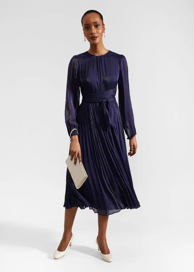 Women Dresses and Jumpsuits Hobbs Elina Dress Midnight Navy