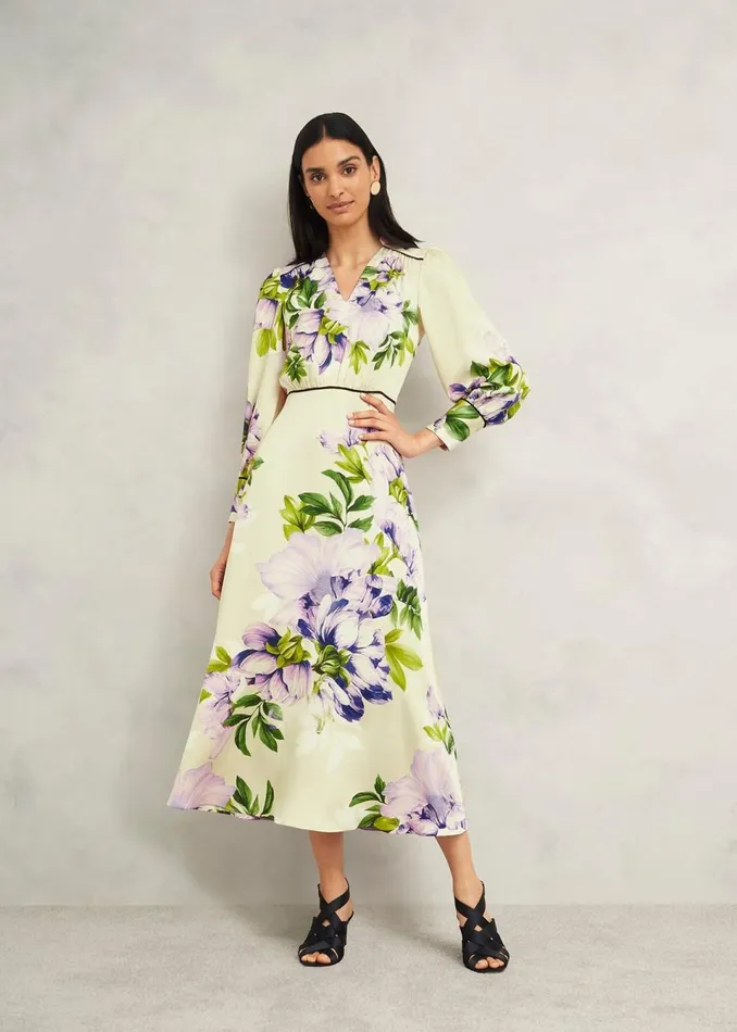 Women Dresses and Jumpsuits Hobbs Hidcote Dress Cream Multi