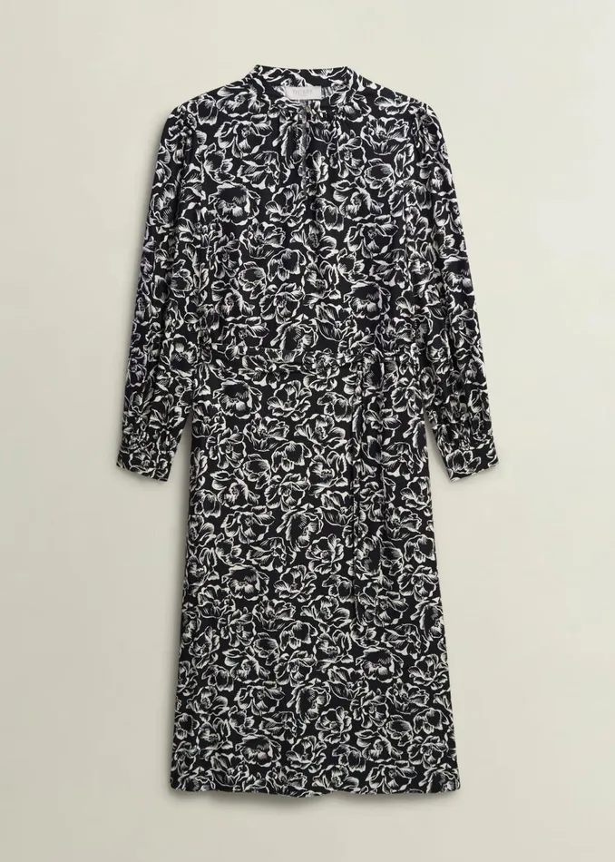Women Dresses and Jumpsuits Hobbs Petite Cynthia Dress Black Cream