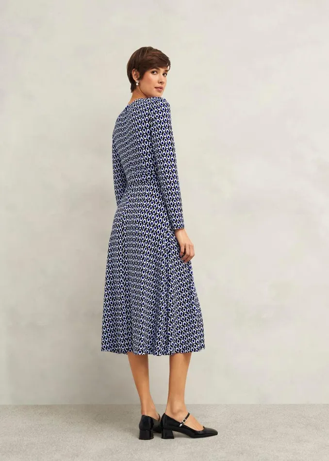 Women Dresses and Jumpsuits Hobbs Petite Dakota Dress Navy Multi