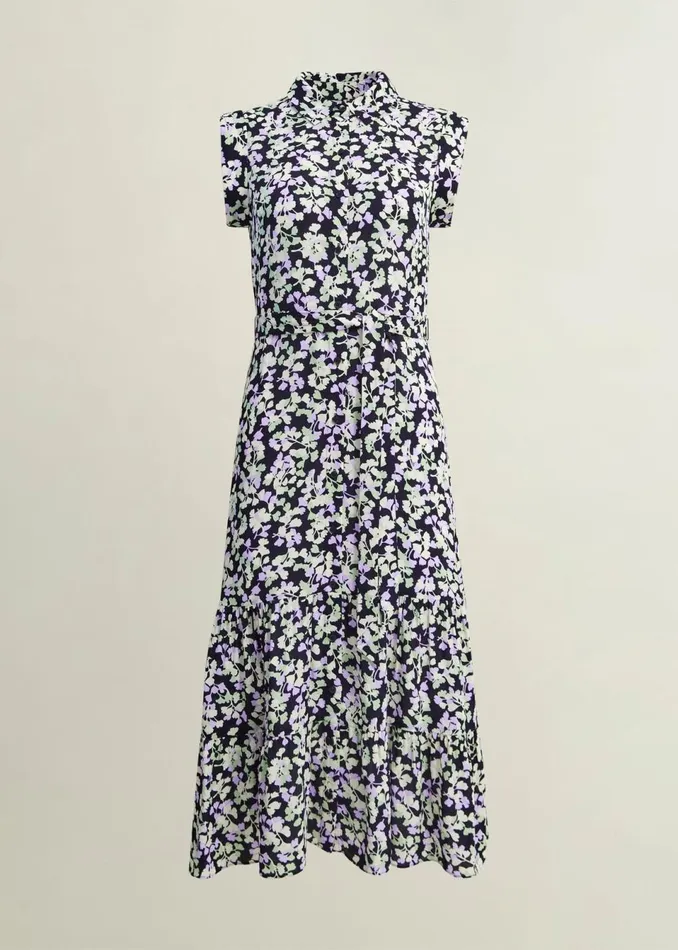 Women Dresses and Jumpsuits Hobbs Petite Esme Dress Navy Multi