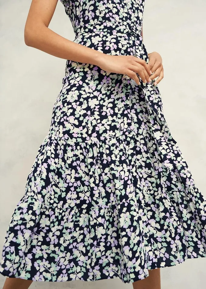 Women Dresses and Jumpsuits Hobbs Petite Esme Dress Navy Multi