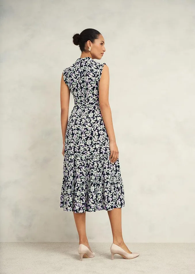 Women Dresses and Jumpsuits Hobbs Petite Esme Dress Navy Multi