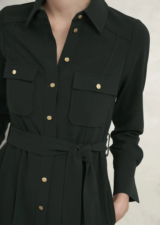Women Dresses and Jumpsuits Hobbs Petite Pricilla Dress Rich Green