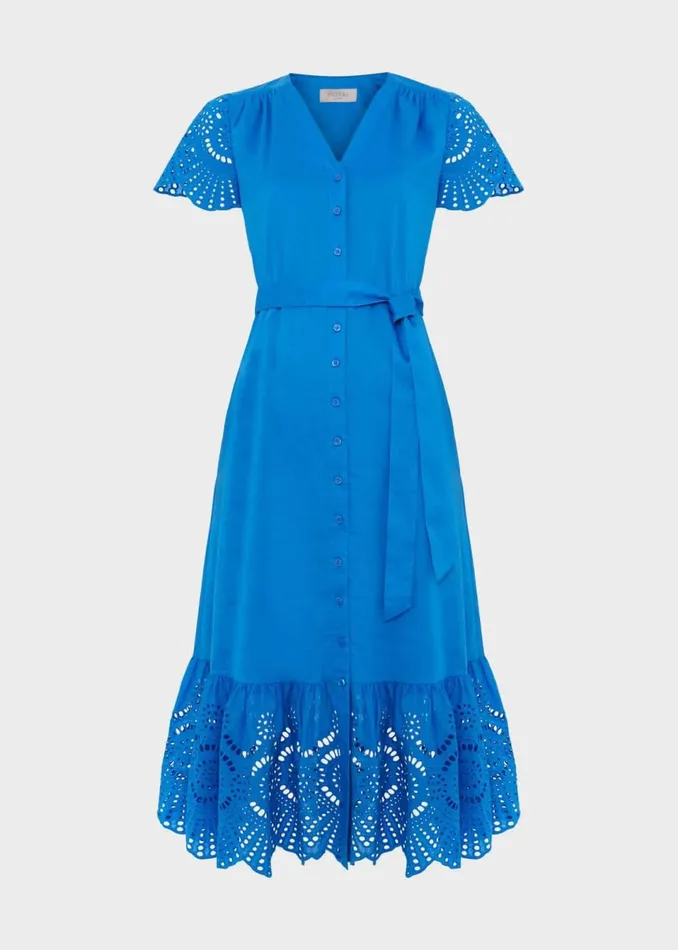 Women Dresses and Jumpsuits Hobbs Yasmine Dress Crystal Blue