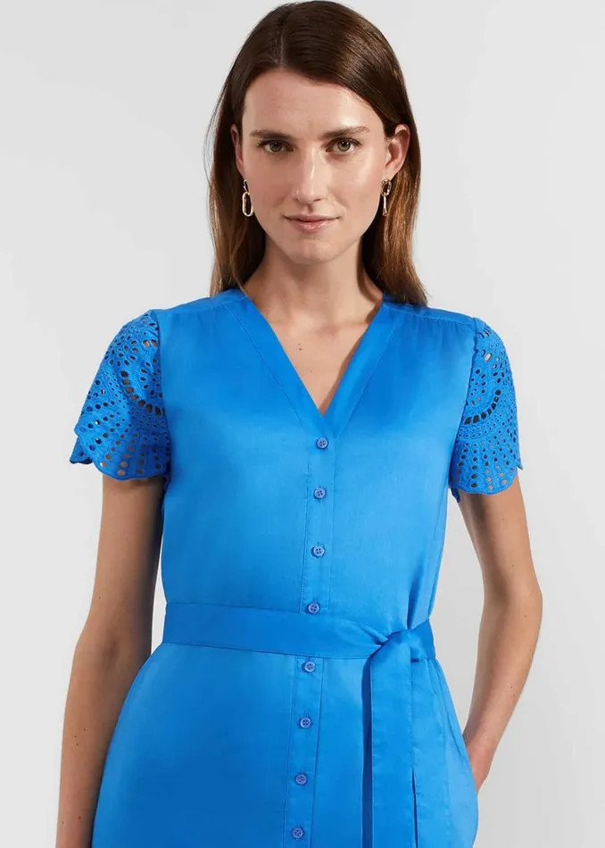 Women Dresses and Jumpsuits Hobbs Yasmine Dress Crystal Blue