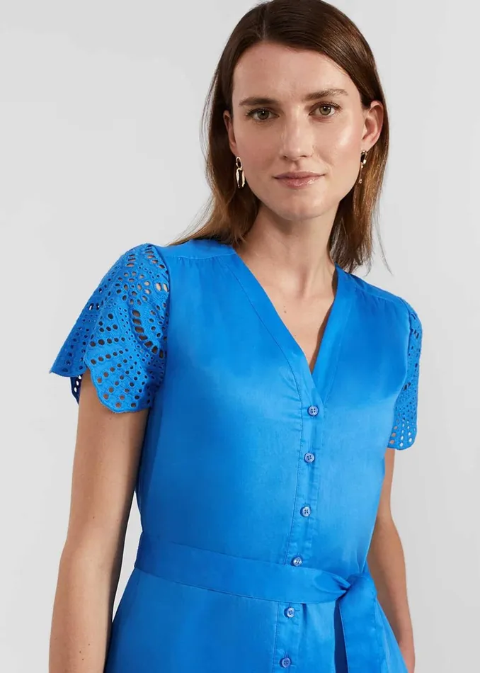 Women Dresses and Jumpsuits Hobbs Yasmine Dress Crystal Blue