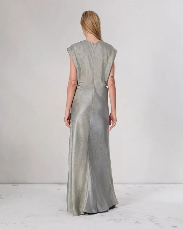 Women Dresses and Skirts Rag and Bone Marie Metallic Dress Silver