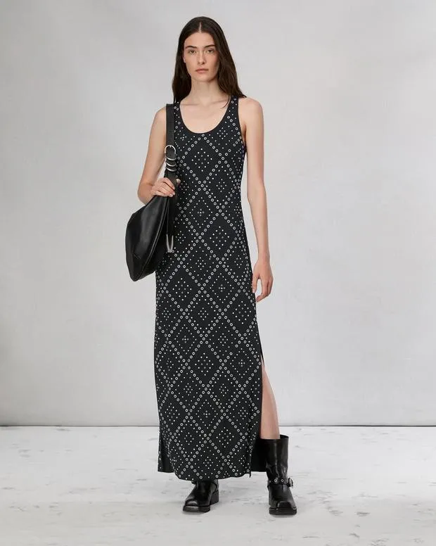 Women Dresses and Skirts Rag and Bone Priscilla Studded Dress Black