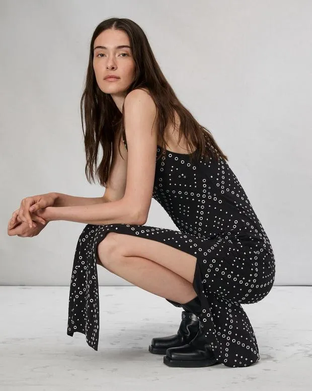 Women Dresses and Skirts Rag and Bone Priscilla Studded Dress Black