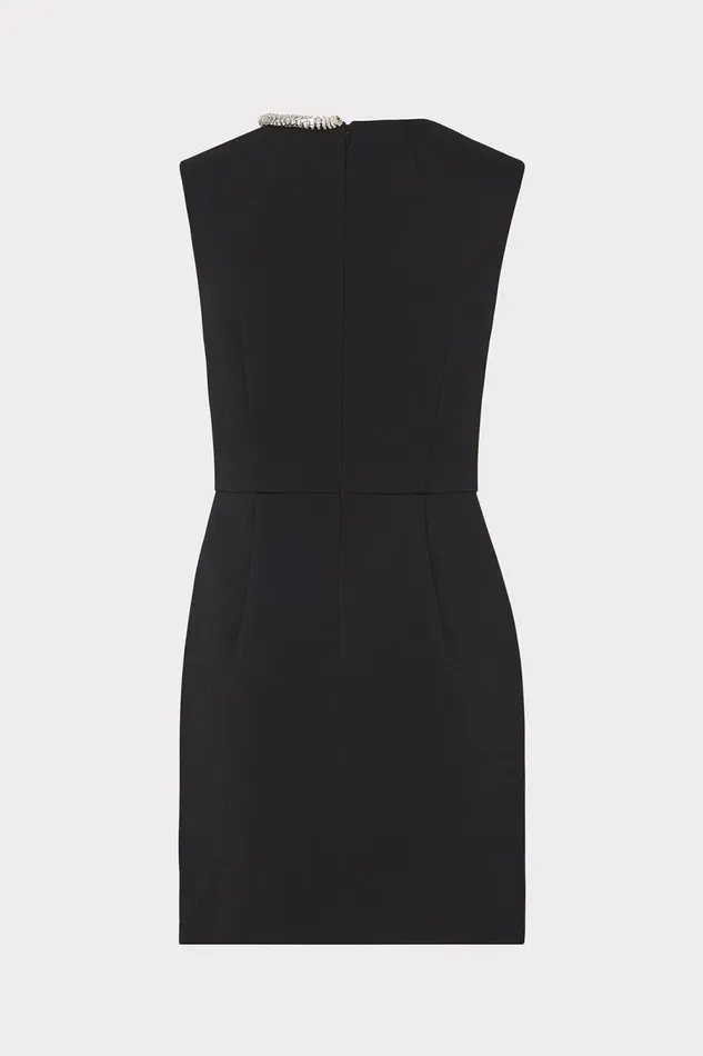 Women Dresses Milly Nyra Crystal Mini Dress Black Women Dresses Milly Nyra Crystal Mini Dress Black