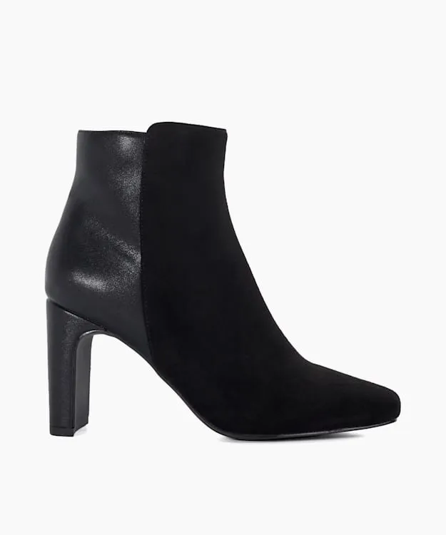 Women Dune London Ankle Boots Almond Toe Ankle Boots Black
