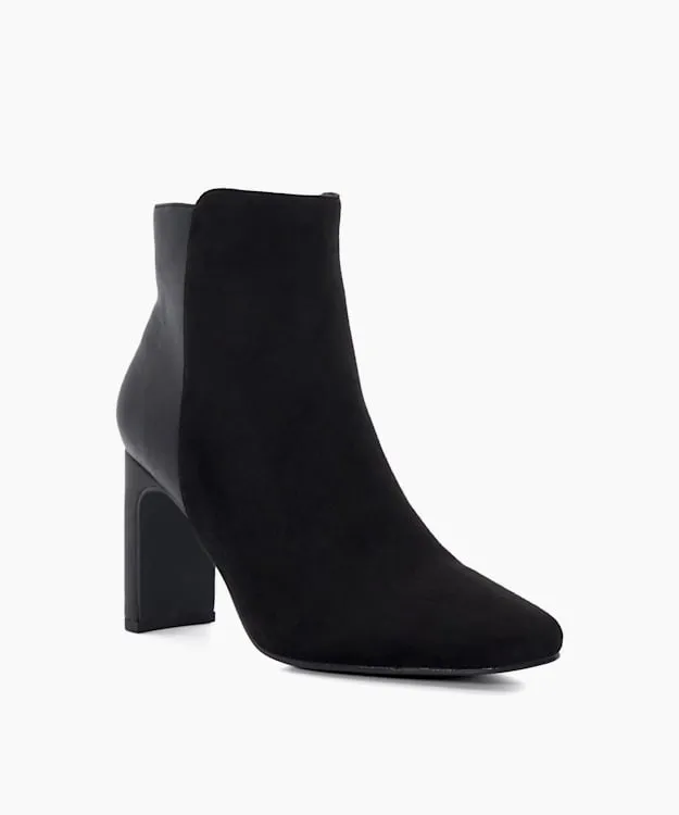 Women Dune London Ankle Boots Almond Toe Ankle Boots Black