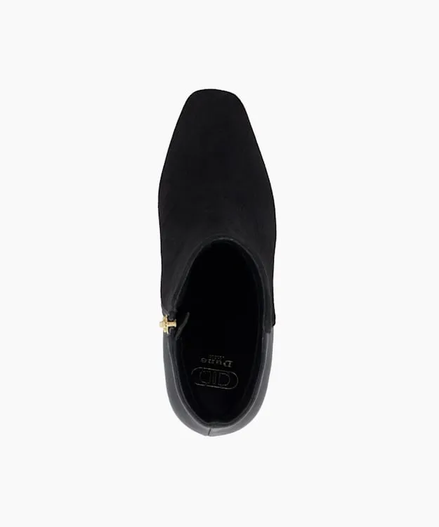 Women Dune London Ankle Boots Almond Toe Ankle Boots Black