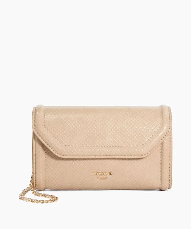 Women Dune London Clutch Bags Chain Handle Shoulder Bag Neutral