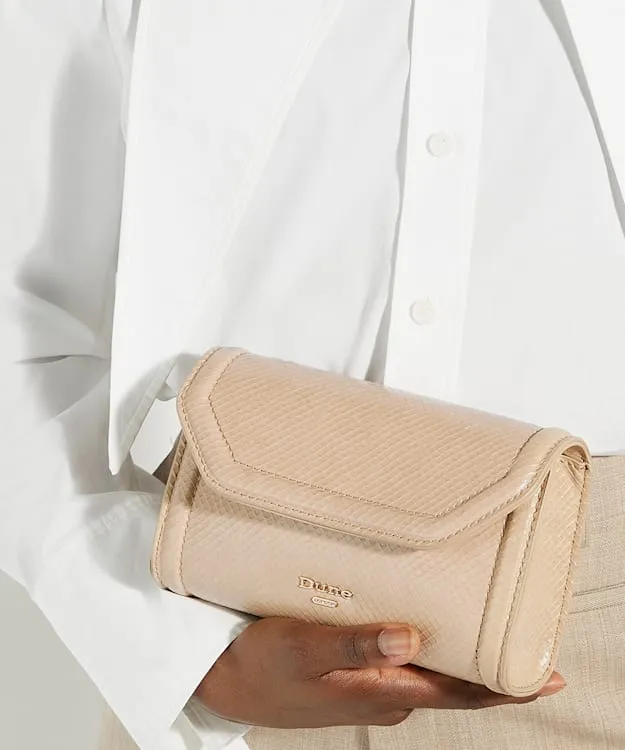 Women Dune London Clutch Bags Chain Handle Shoulder Bag Neutral