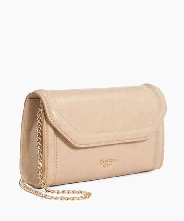 Women Dune London Clutch Bags Chain Handle Shoulder Bag Neutral
