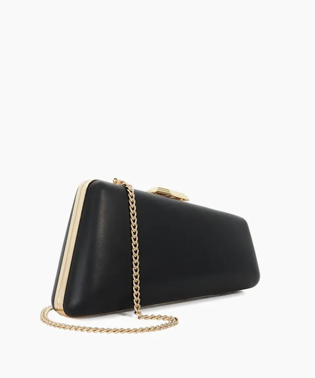 Women Dune London Clutch Bags Smooth Finish Clutch Bag Black
