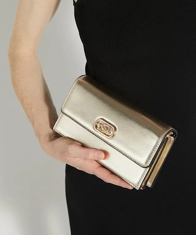 Women Dune London Crossbody Bags Branded Metallic Micro Bag Metallic