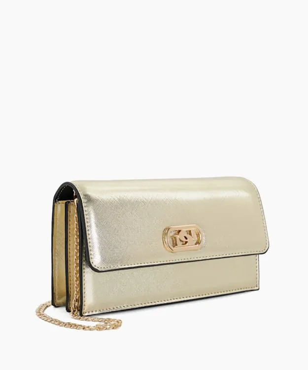Women Dune London Crossbody Bags Branded Metallic Micro Bag Metallic