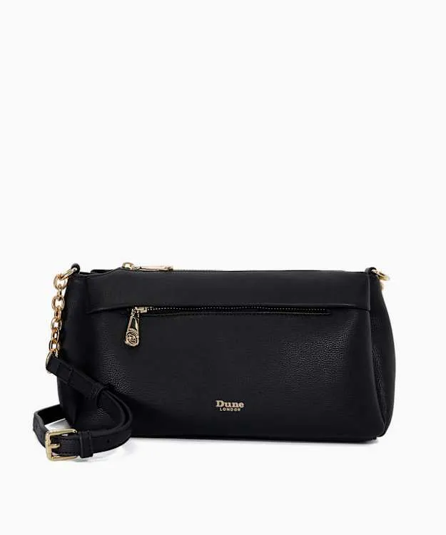 Women Dune London Crossbody Bags Chain Strap Shoulder Bag Black