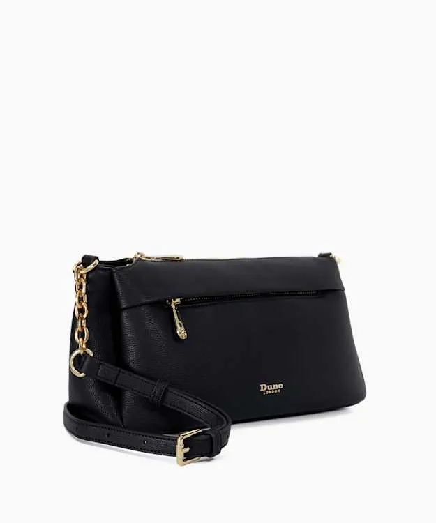 Women Dune London Crossbody Bags Chain Strap Shoulder Bag Black