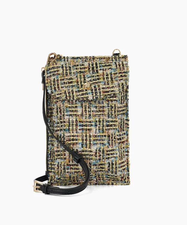 Women Dune London Crossbody Bags Press Stud Cross Body Phone Case Multi
