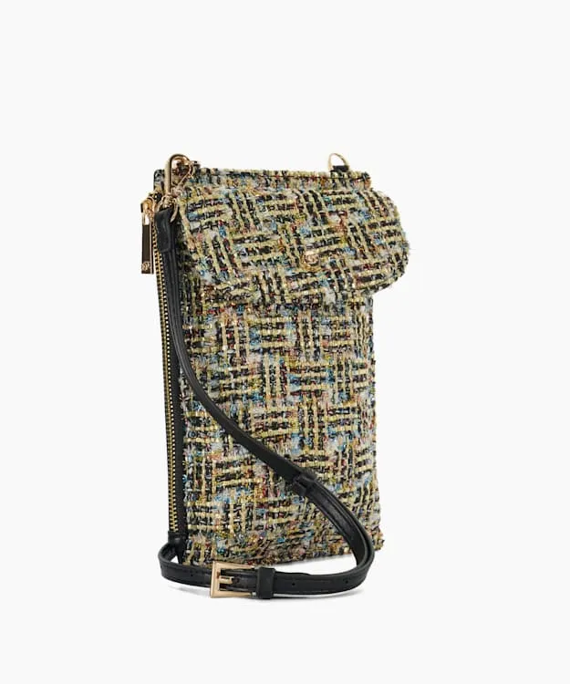 Women Dune London Crossbody Bags Press Stud Cross Body Phone Case Multi