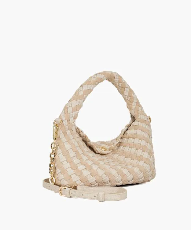 Women Dune London Deliberate Bags Mini Woven Grab Bag White