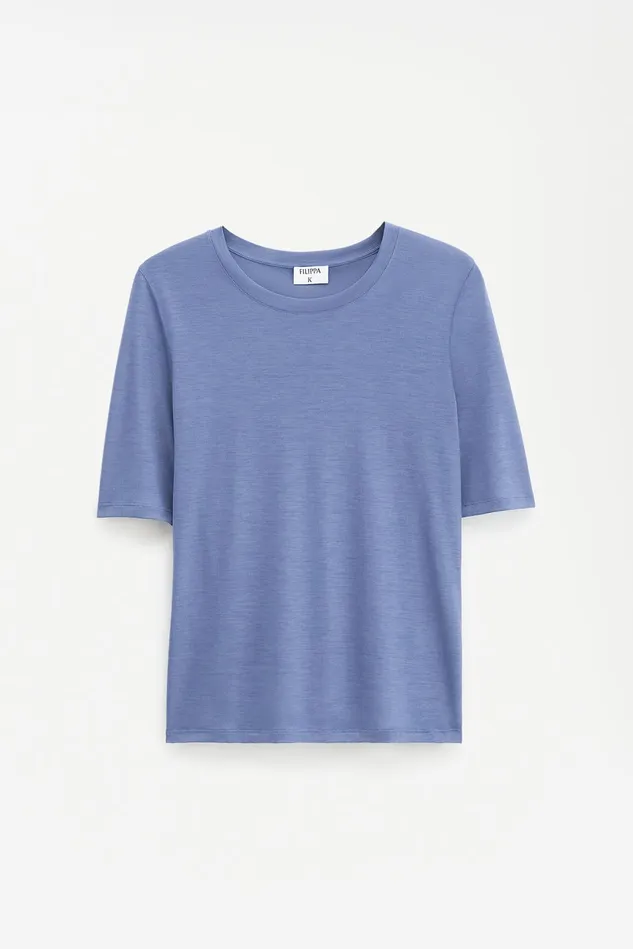 Women Elena Tee Dusty Blue Filippa K Tops