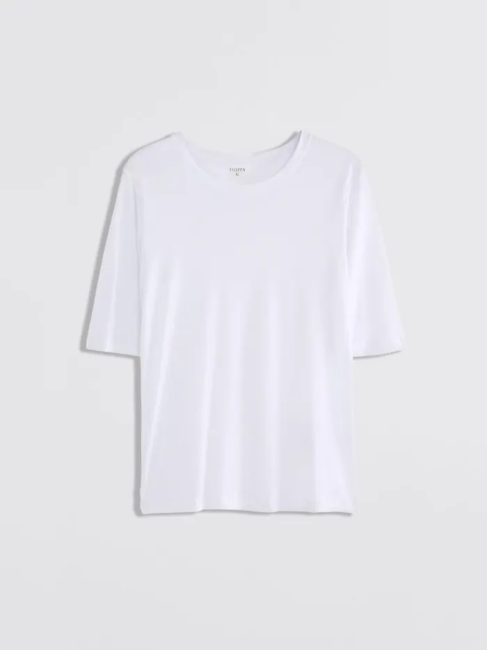 Women Elena Tee White Filippa K Tops