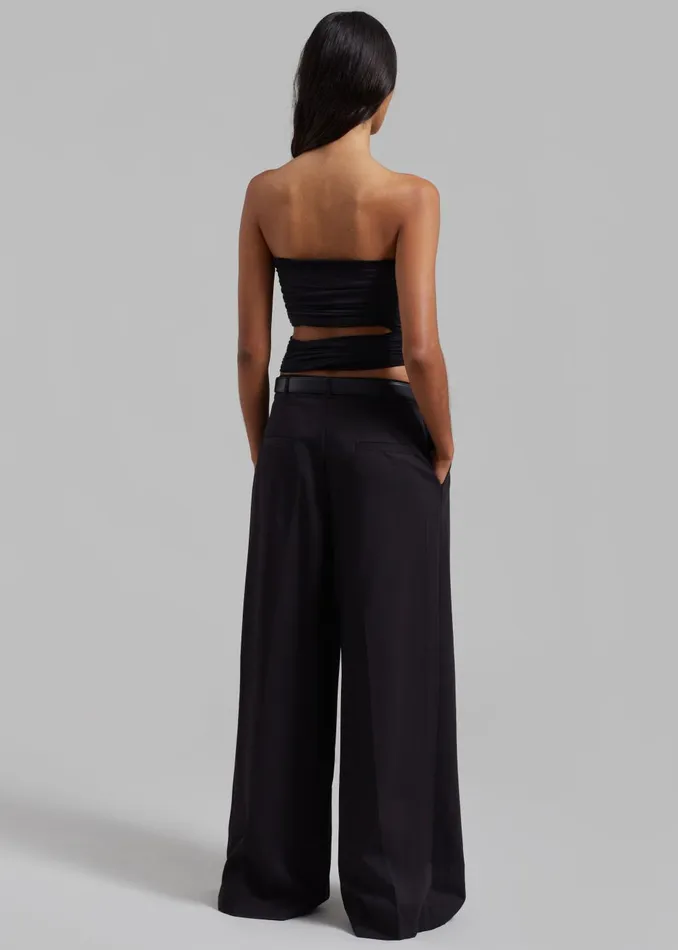 Women Elena Tube Top 8211 Black The Frankie Shop Tops