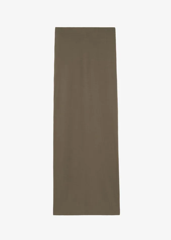 Women Ella Maxi Skirt 8211 Khaki Brown The Frankie Shop Bottoms